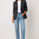 Diega Vouziano Blazer / Chocolate-Blue