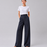 Diega Pomeoto Pants / Navy-Ecru