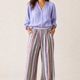 Diega Portio Pants / Lilac Stripes
