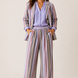Diega Portio Pants / Lilac Stripes