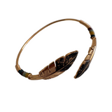 Gas Bijoux Penna Feather Cuff / Black