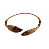 Gas Bijoux Penna Feather Cuff / Orange