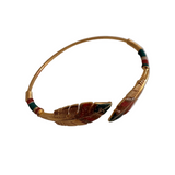 Gas Bijoux Penna Feather Cuff / Orange