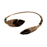 Gas Bijoux Penna Feather Cuff / Black