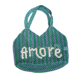 The Jacksons Amore Jute Bag / Pebble - Sky- Natural