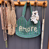 The Jacksons Amore Jute Bag / Pebble - Sky- Natural