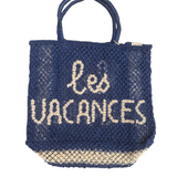 The Jacksons Les Vacances Jute Bag / Indigo - Natural