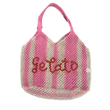 The Jacksons Gelato Jute Bag / Stripes - Natural