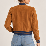 Pariente Retro Bomber Jacket / Cognac