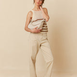 Indi & Cold Stripes Knit / Chocolate