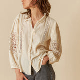 Indi & Cold Double Gauze Shirt / Crudo