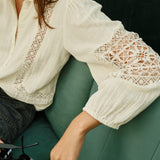 Indi & Cold Double Gauze Shirt / Crudo