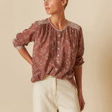 Indi & Cold Twin Patch Shirt / Chocolate
