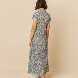 Indi & Cold Paisley Crossover Dress / Multicolor