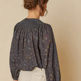 Indi & Cold Raglan Sleeve Top / Carbon