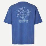 Samsoe Samsoe Sapoetry T-Shirt / Navy Lotus