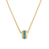 Fairley Blue Grotto Orb Necklace
