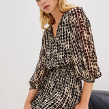 Rails Kari Mini Dress / Spotted Shibori