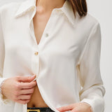 Rails Abbey Long Sleeve Button Down / Ivory
