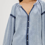 Rails Toshi Top / Medium Cloud Wash