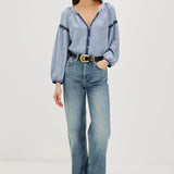 Rails Toshi Top / Medium Cloud Wash