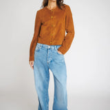 Marion Suede Jacket / Cognac