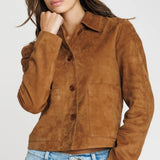 Roma Suede Jacket / Tobacco