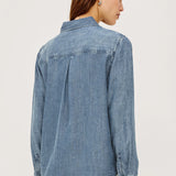 Rails Ingrid Long Sleeve Button Down Shirt / Fleur Embroidery