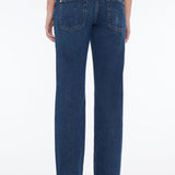 7 For All Mankind Calie Straight Denim / Huntington Dark Blue