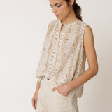 Indi & Cold Sleevless Cotton Top