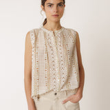 Indi & Cold Sleevless Cotton Top