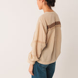 Indi & Cold Ethnic Embroidered Shirt / Piedra
