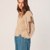 Indi & Cold Embroidered Blouse / Piedra