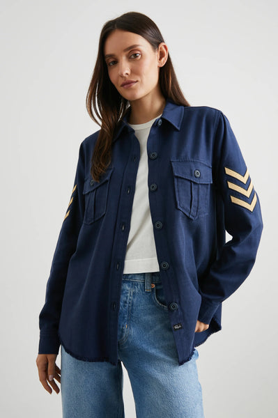 Loren Shirt Jacket / Navy