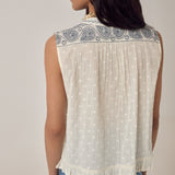Maison Hotel Irina Sleeveless Blouse / Lapis Lazuli