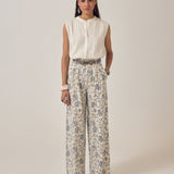 Maison Hotel Simone Pant / White Fuji