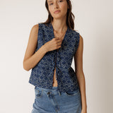 Indi & Cold Tie-Front Vest