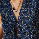 Indi & Cold Tie-Front Vest