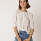 Indi & Cold Broderie Anglaise Top