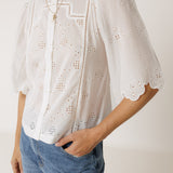 Indi & Cold Broderie Anglaise Top