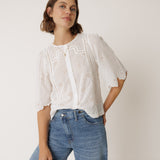 Indi & Cold Broderie Anglaise Top