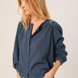 Indi & Cold Boxy Shirt / Indigo