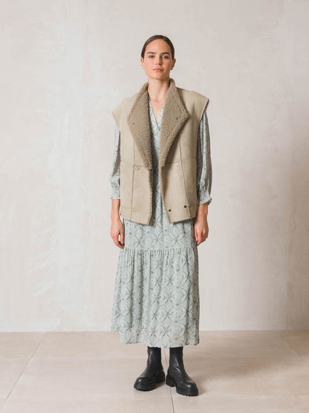 Indi & Cold Reversible Oversize Waistcoat