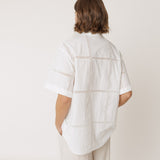 Indi & Cold Cotton Lace-insert Shirt