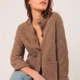 Indi & Cold Crochet Cardigan / Camel