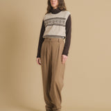 Diega Philo Wool Pants / Earth Brown