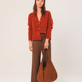 Indi & Cold Split Leather Tote Bag
