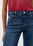 Liu Jo Beat Braid Waist Denim - Blue