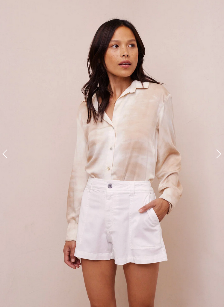 Bella Dahl Flowy Button Down Shirt Dune