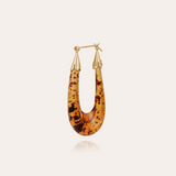 Gas Bijoux Ecume Acetate Gold - Tortoise Earrings